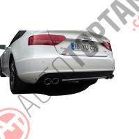 Audi A5 8P3 2012 - 2016 Coupe-Sportback Arka Tampon Eki - Difüzör (Plastik)