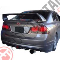 Honda Civic Fd6 Sağdan Çift Çıkış Mugen RR Arka Ek (Plastik)