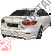 Renault Fluence Makyajlı Sağ Sol Çift Çıkışlı Arka Ek (Plastik)